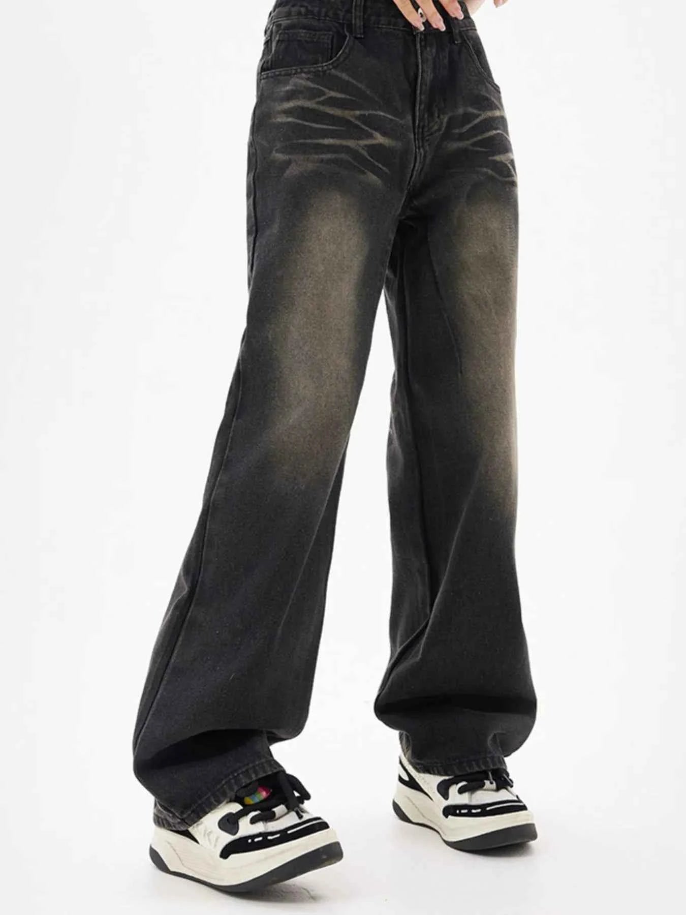 Men's Vintage Wash Loose Fit Jeans