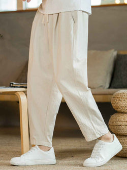 Plus Size Drawstring Pants with Pockets - Damned Threads