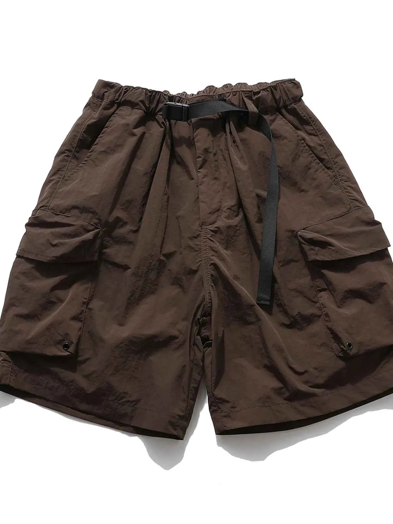 Men's Elastic Waist Cargo Shorts