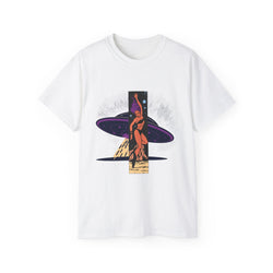 Space Warrior - Unisex Cotton Tee (Front) - Damned Threads