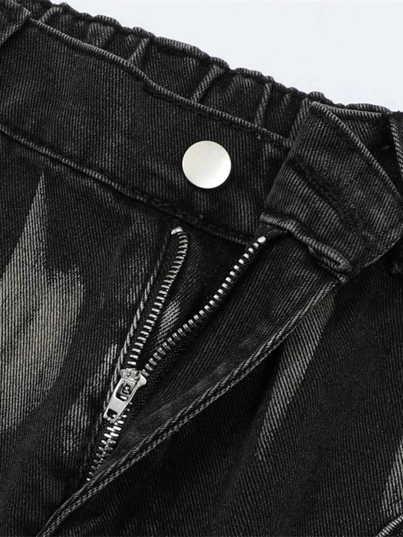 Men's Wide Leg Cargo Jeans