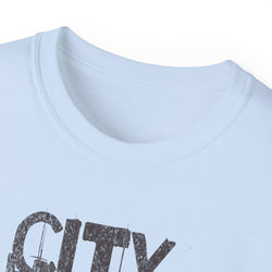 City Streets - Unisex Cotton Tee (Front) - Damned Threads