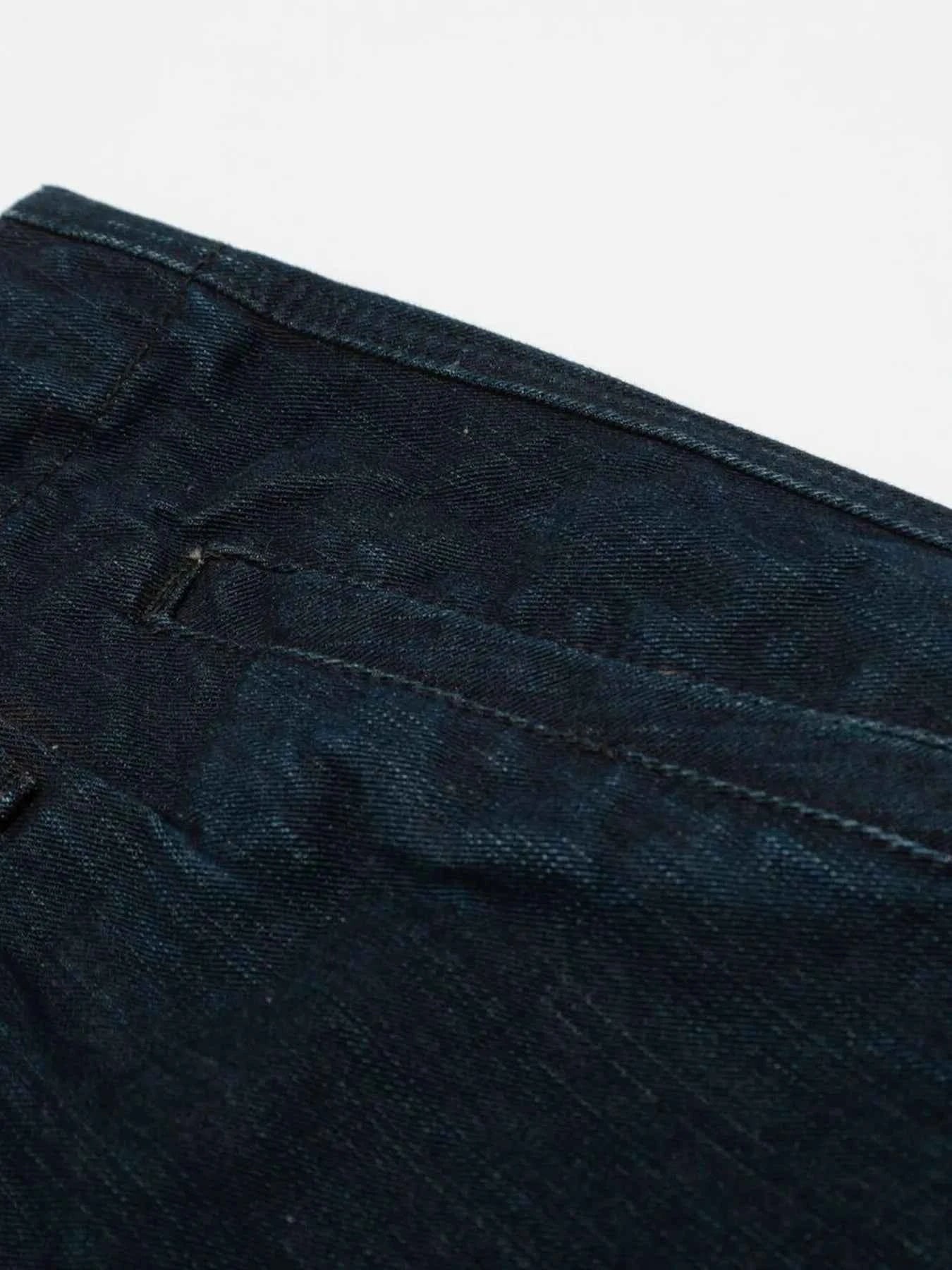 Men's Washed Button Fly Curved Jeans