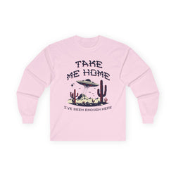 Take Me Home - Unisex Ultra Cotton Long Sleeve Tee - Damned Threads