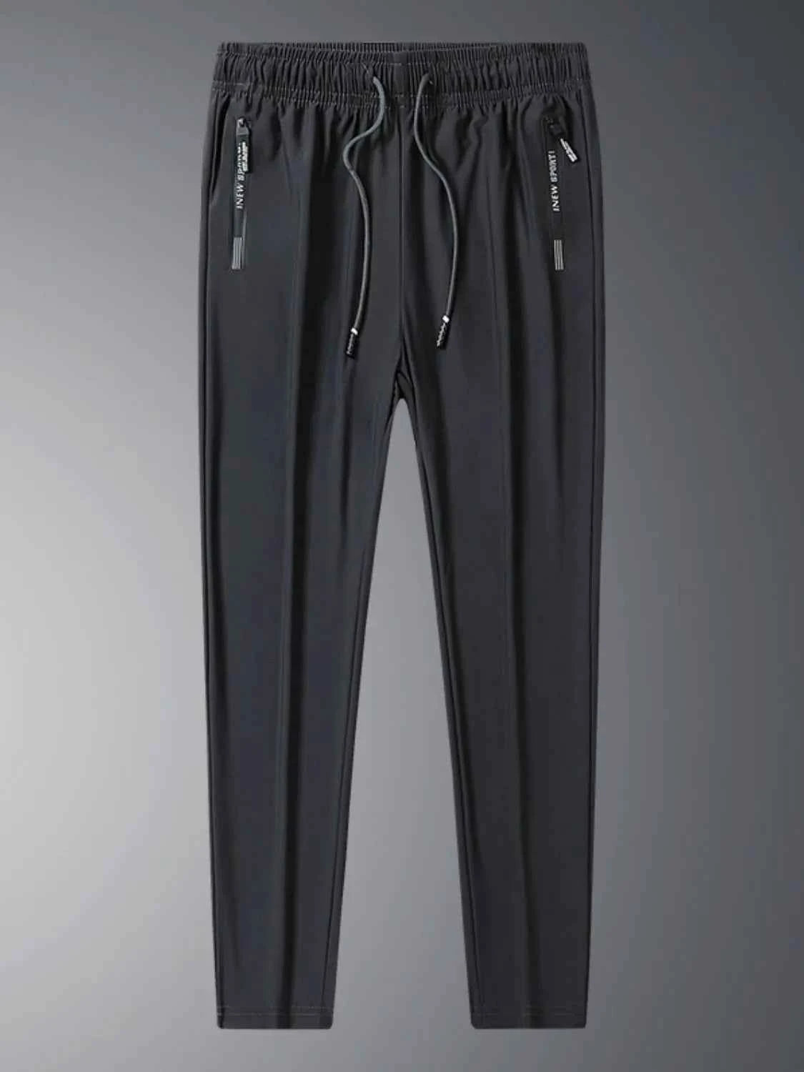 Men's Plus Size Drawstring Pants with Pockets