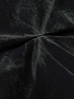 Men's Wide Leg Jeans with Ruched Detail