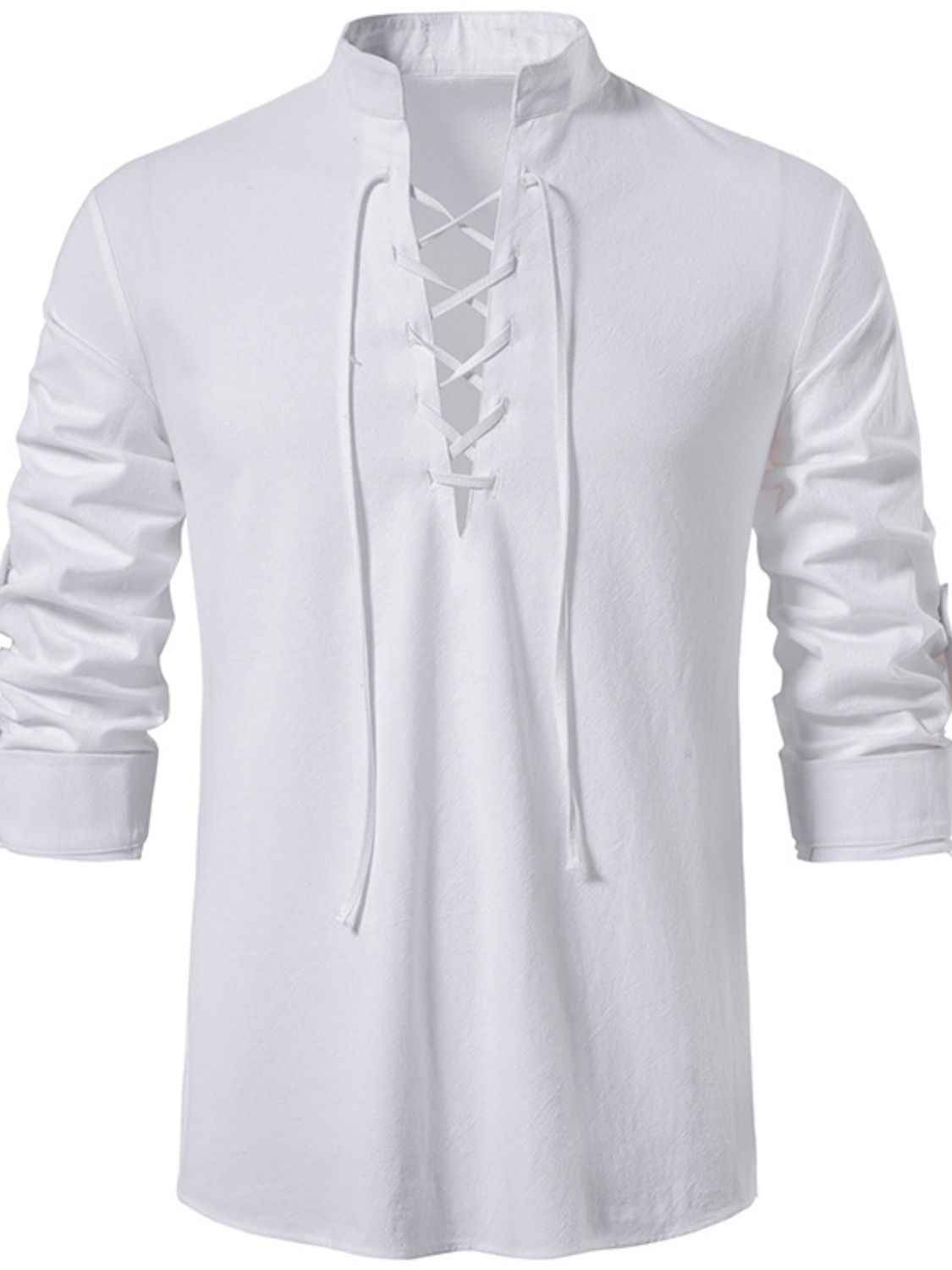 Men's Lace-Up Breezy Shirt - Damned Threads