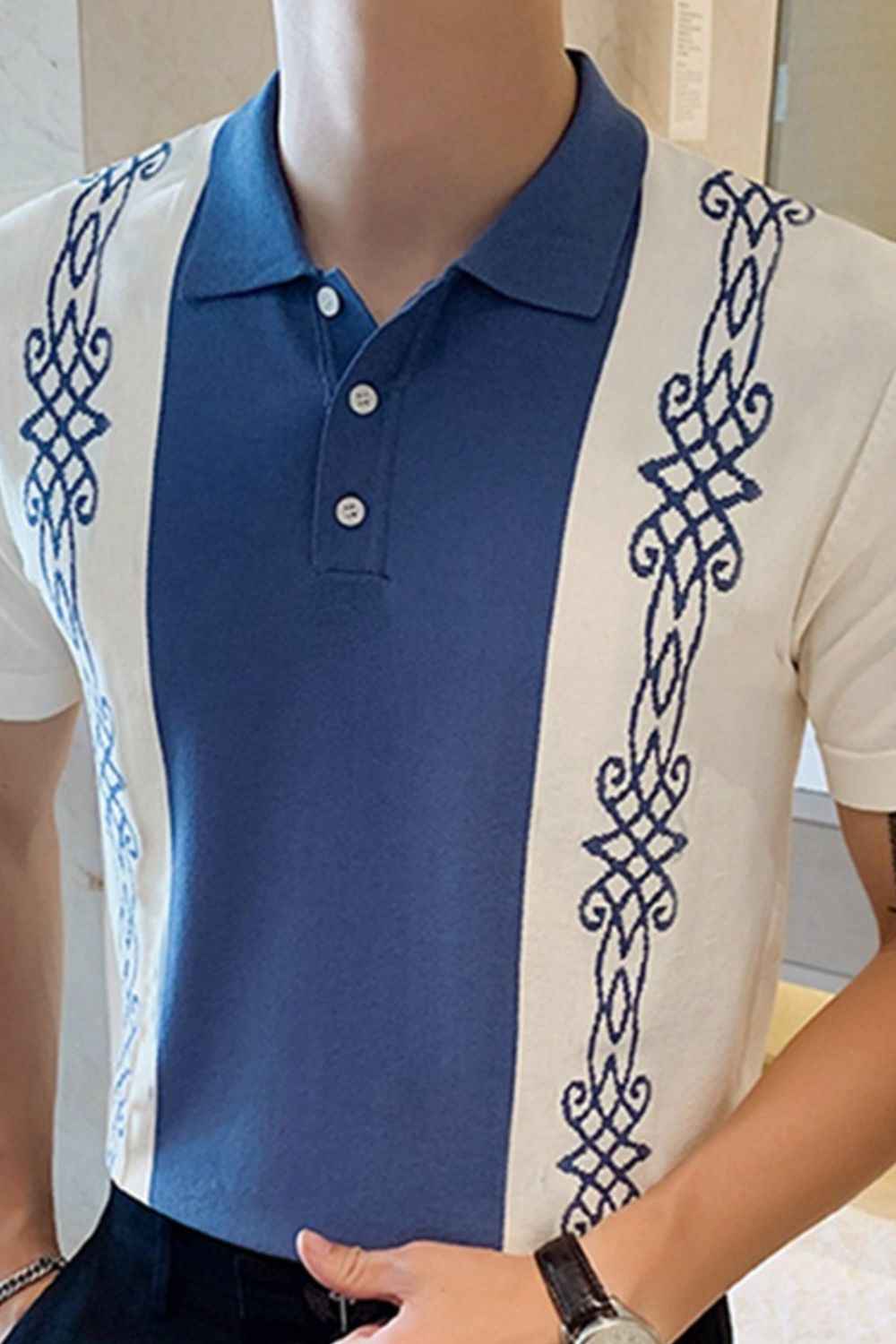 Men's Polo With Side Deco - Damned Threads