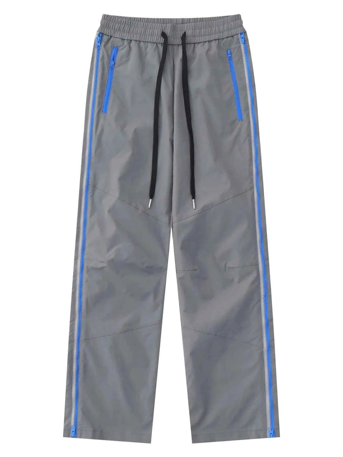 Men's Drawstring Pants with Side Stripe Detail