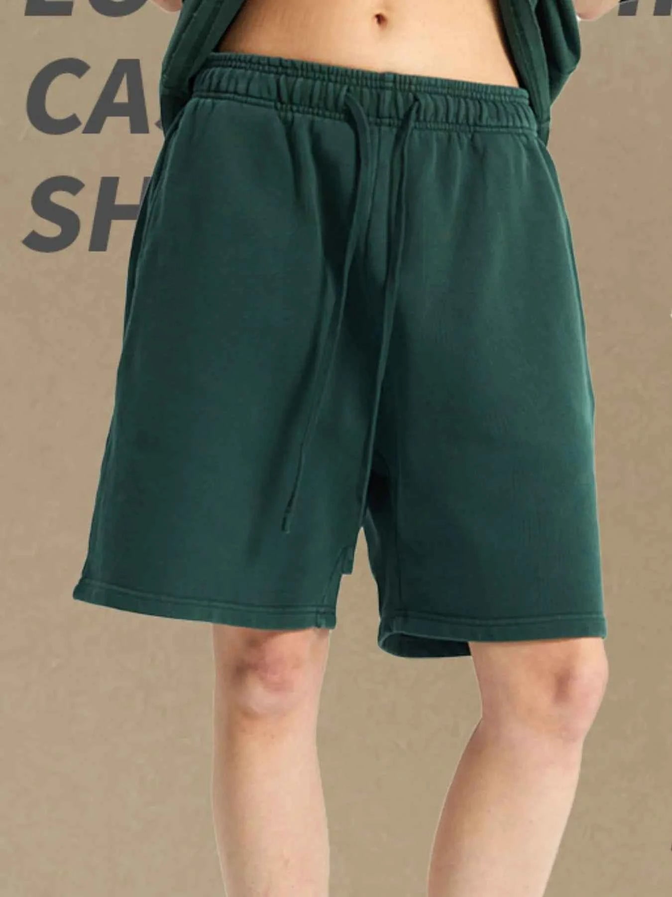 Men's Casual Drawstring Elastic Waist Shorts