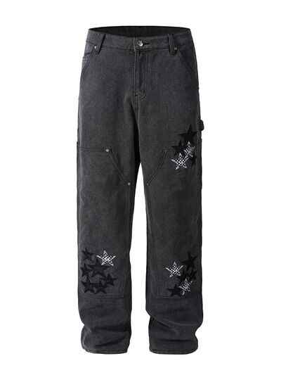 Men's Pocketed Star Jeans - Damned Threads