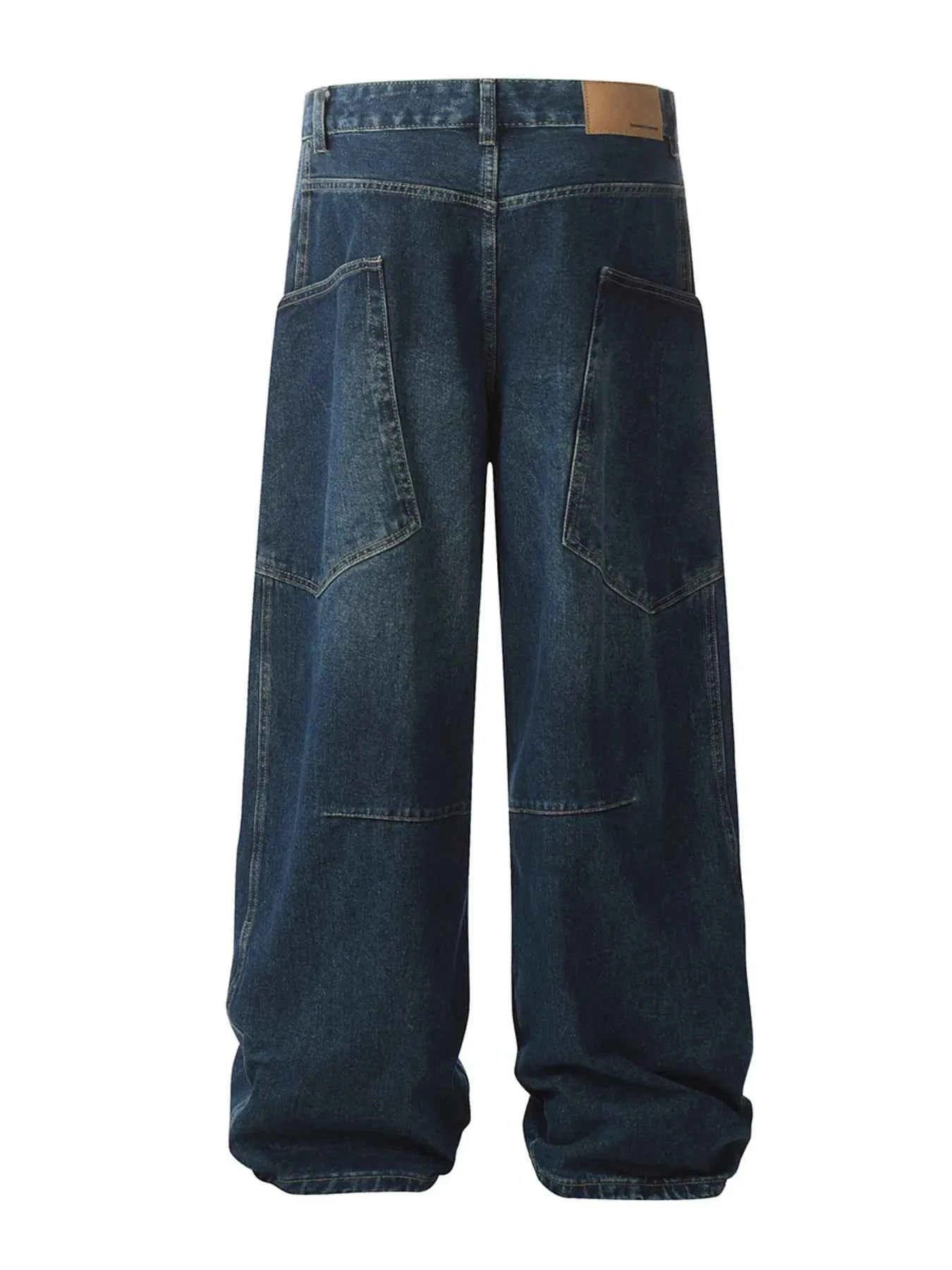 Men's Wide Leg Cargo Jeans