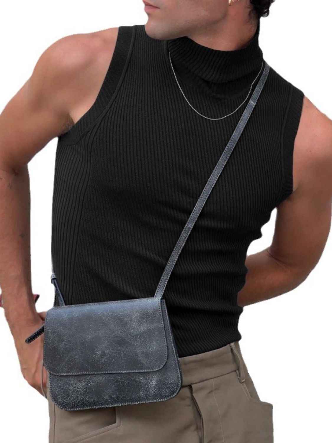 Men's Turtleneck Tank - Damned Threads