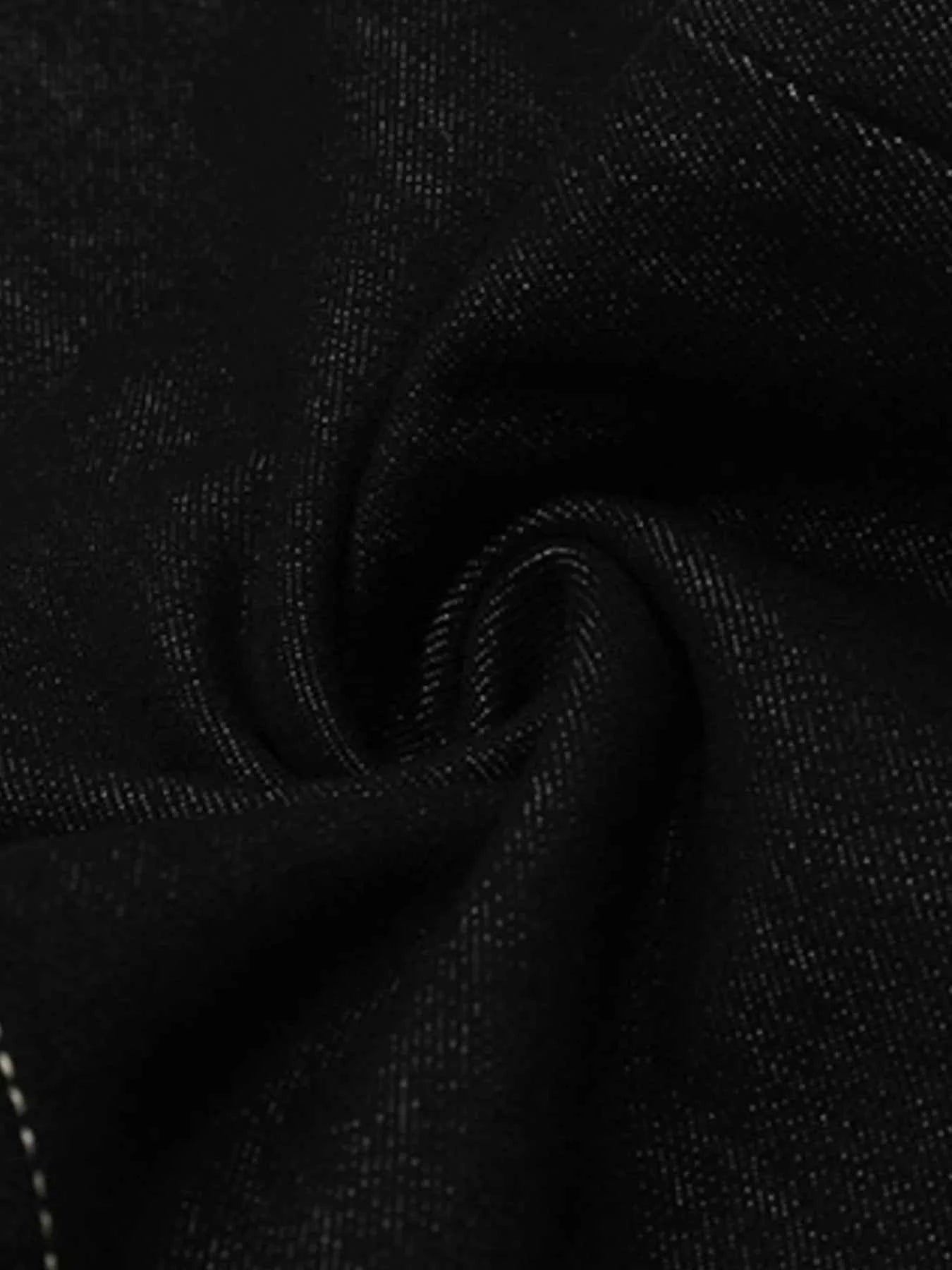 Men's Washed Frayed Hem Cuff Jeans