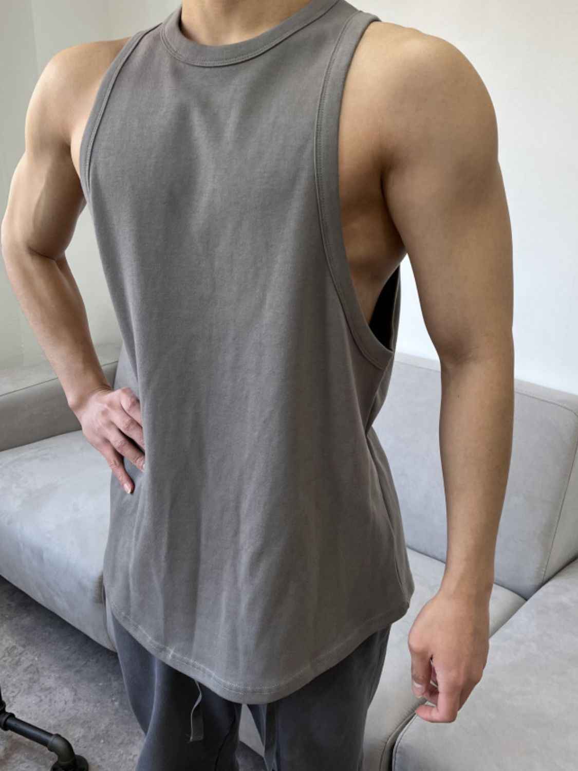 Men's Muscle Gym-Tank - Damned Threads