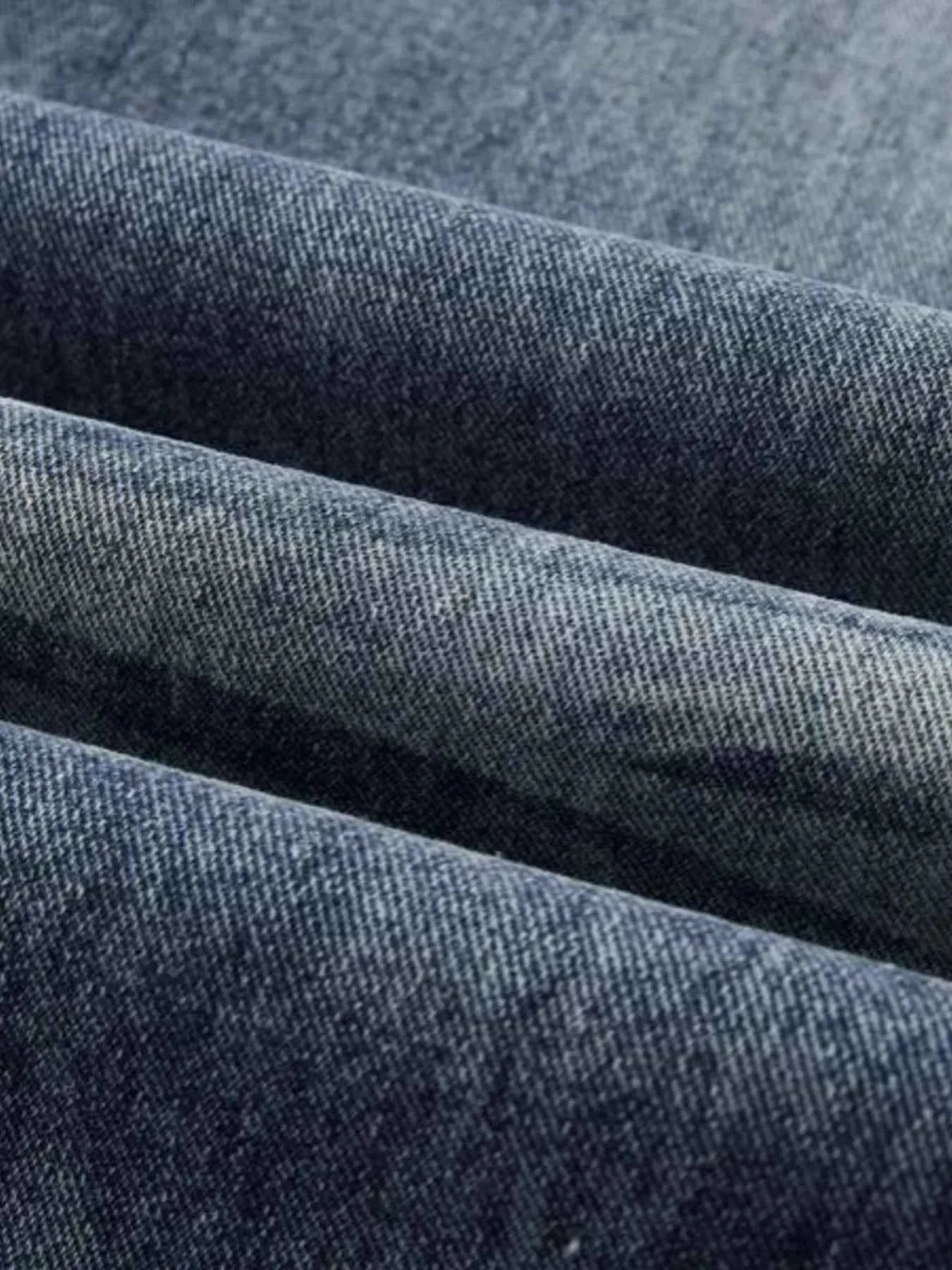 Men's Wash Wide Leg High-Rise Jeans