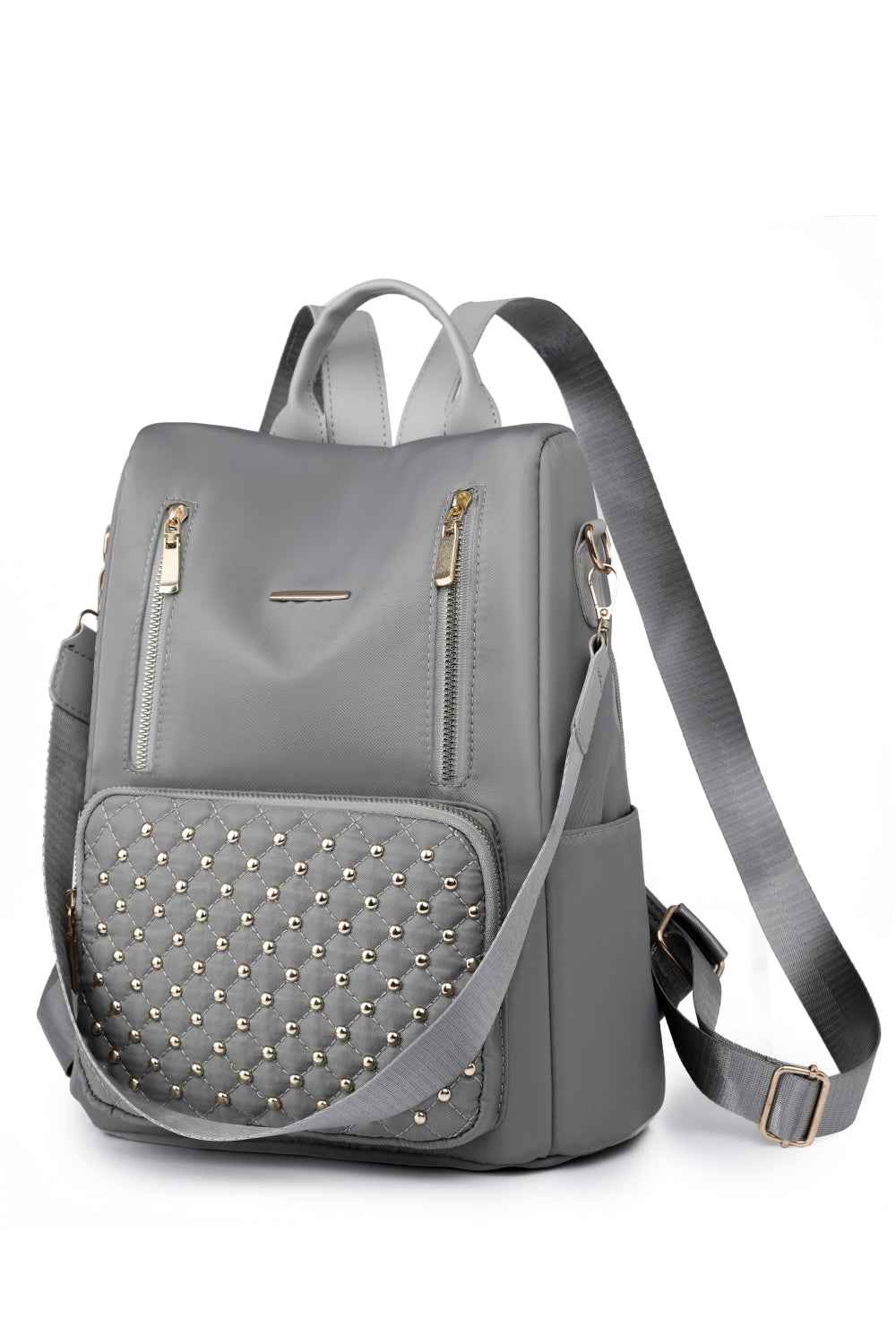 Zipper Pocket Beaded Backpack - Damned Threads