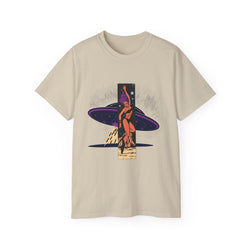 Space Warrior - Unisex Cotton Tee (Front) - Damned Threads