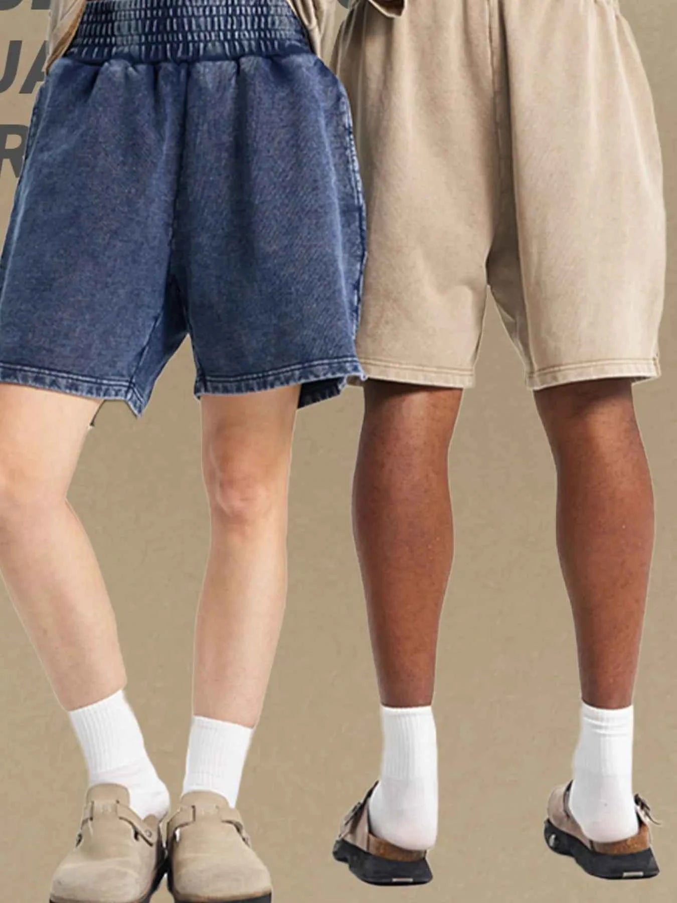 Men's Casual Elastic Waist Shorts