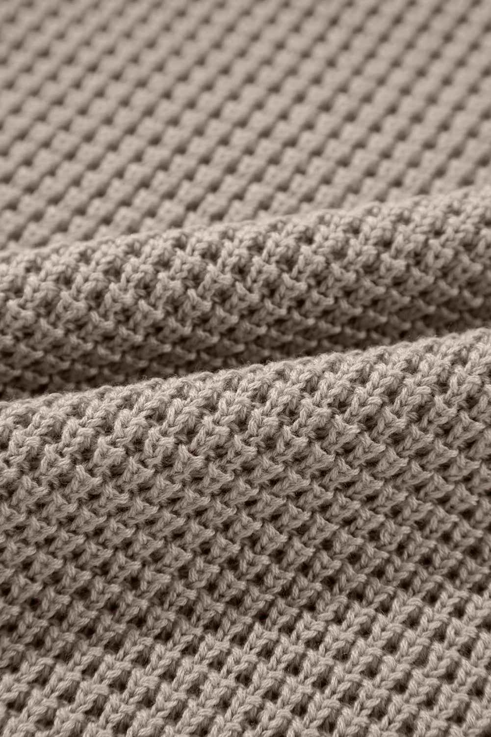 Striped & Checkered Turtleneck Dropped Shoulder Sweater - Damned Threads