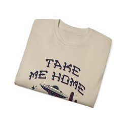 Take Me Home - Unisex Cotton Tee (Front) - Damned Threads