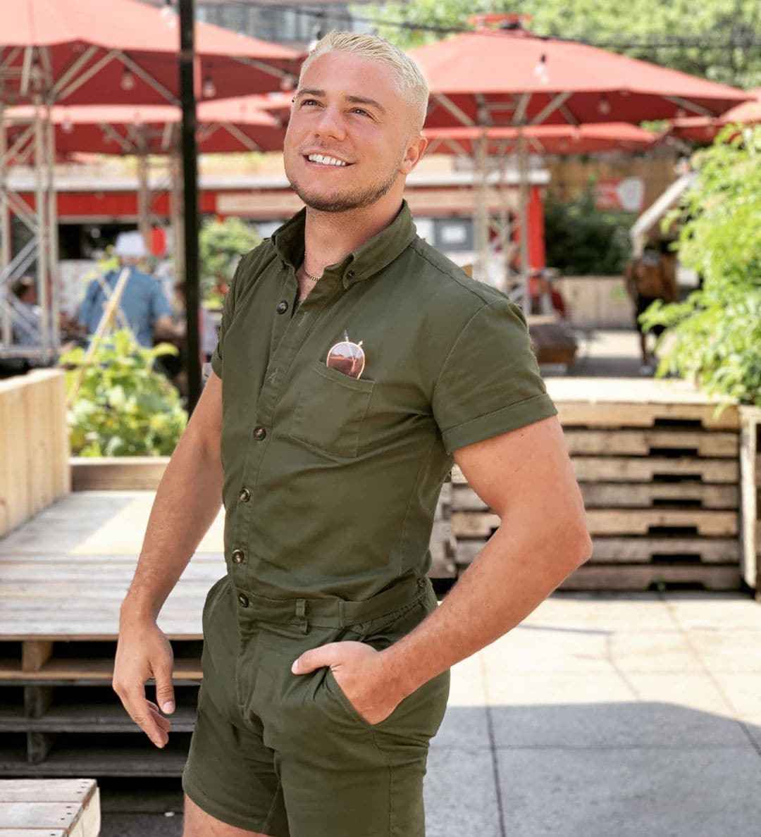 Olive Men's Romper - Damned Threads