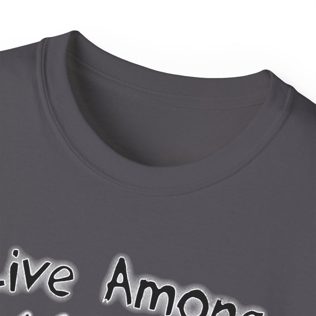 Live Among Demons - Unisex Cotton Tee (Front) - Damned Threads