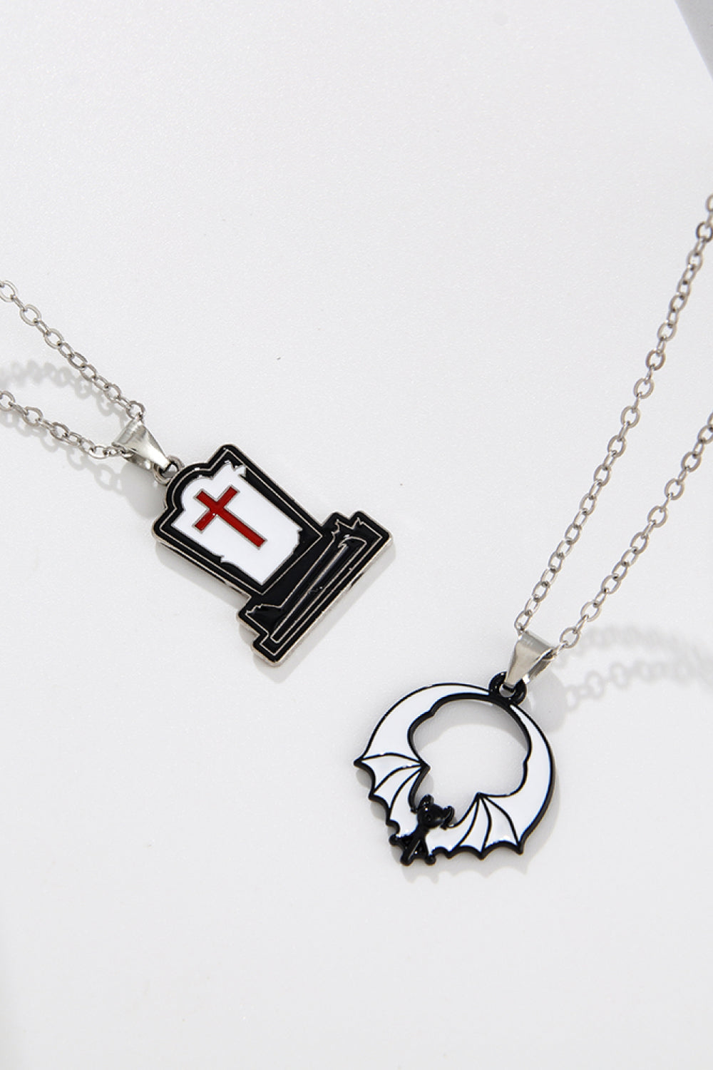 Two-Piece Halloween Theme Necklace Set - Damned Threads