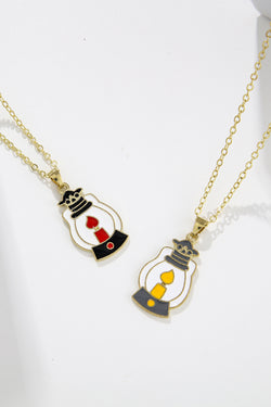 Two-Piece Halloween Theme Necklace Set - Damned Threads