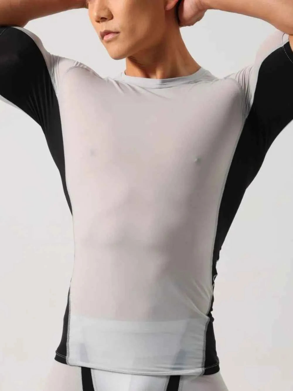 Men's Contrast Gym Guy Top - Damned Threads