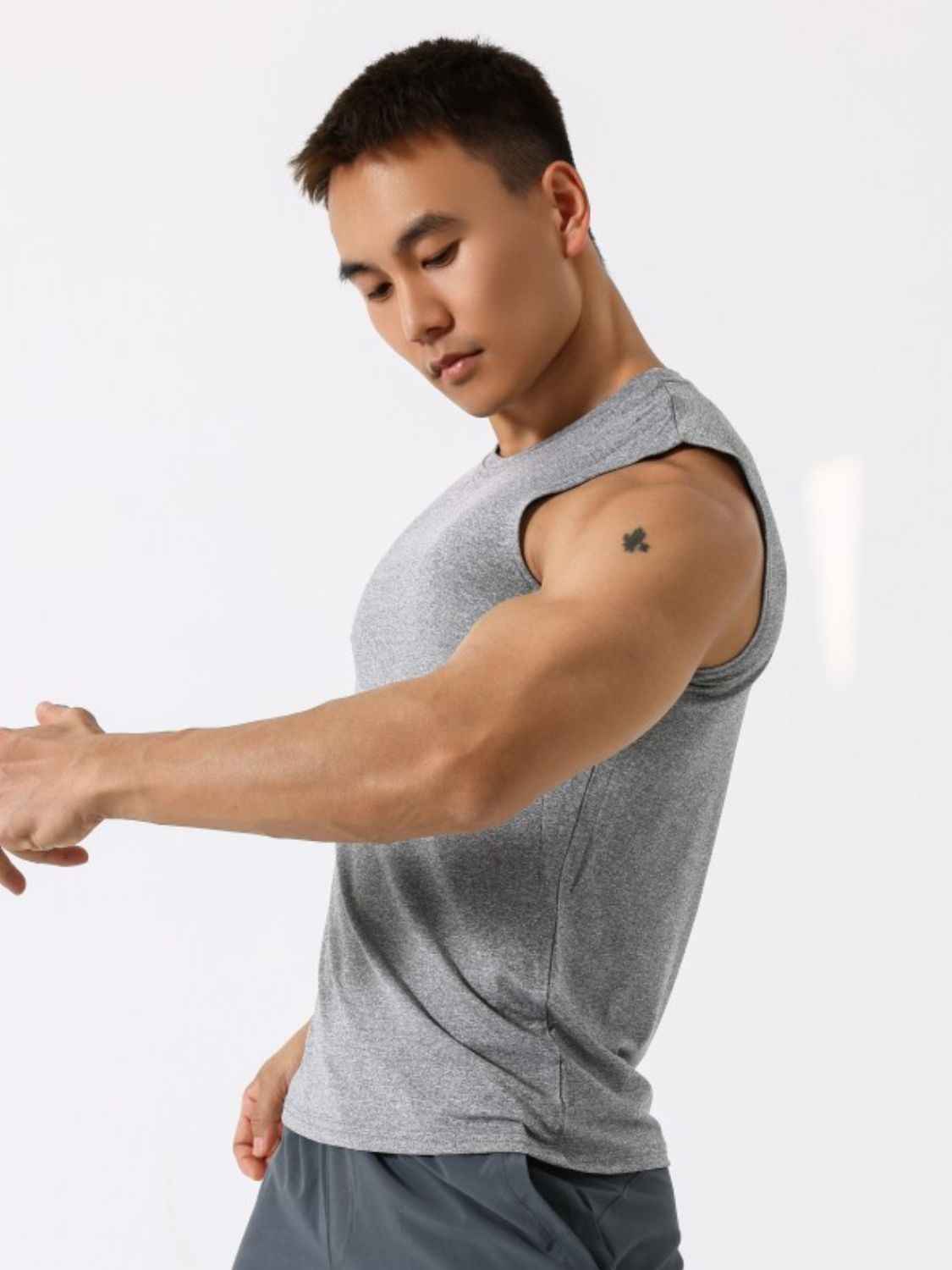 Men's Solid Active Tank - Damned Threads