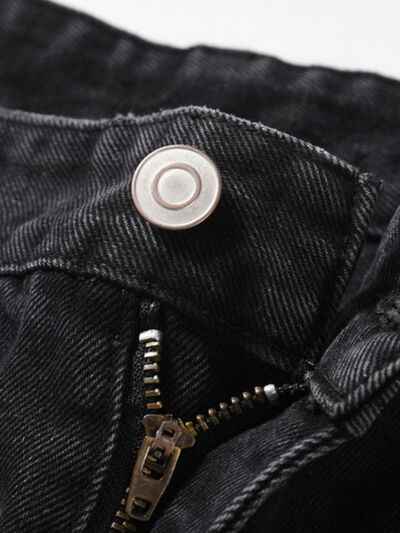 Men's Full Size Washed Straight Leg Jeans Plus Size - Damned Threads