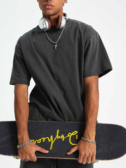 Men's Casual Oversized Cotton T-Shirt