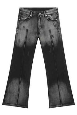 Pocketed High Waist Jeans - Damned Threads