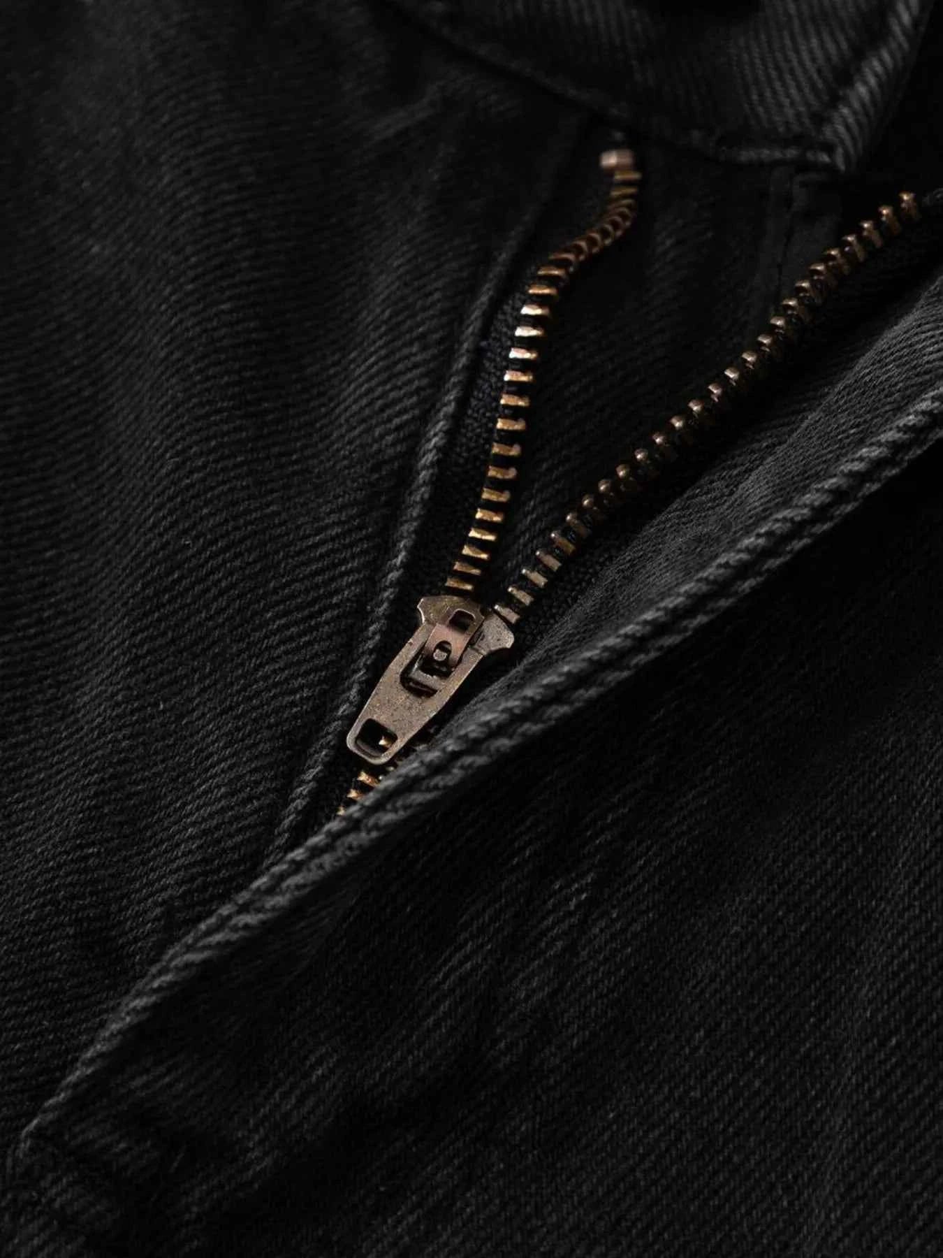 Men's Washed Denim Bermuda Shorts