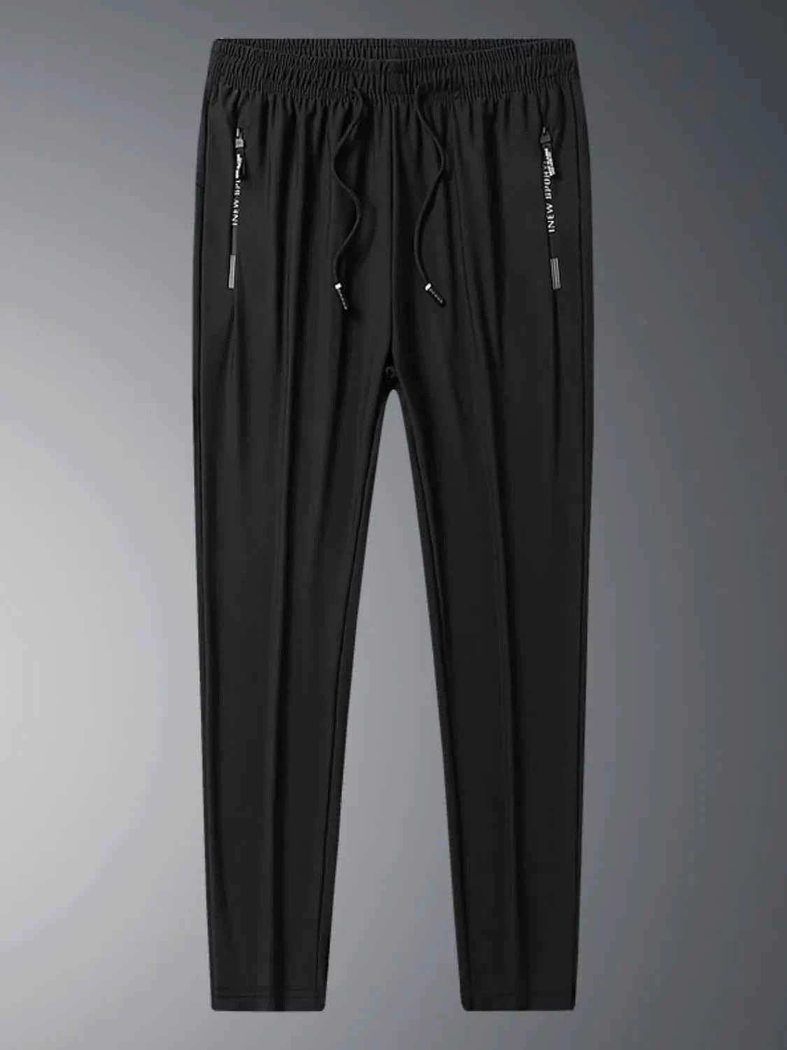 Men's Plus Size Drawstring Pants with Pockets