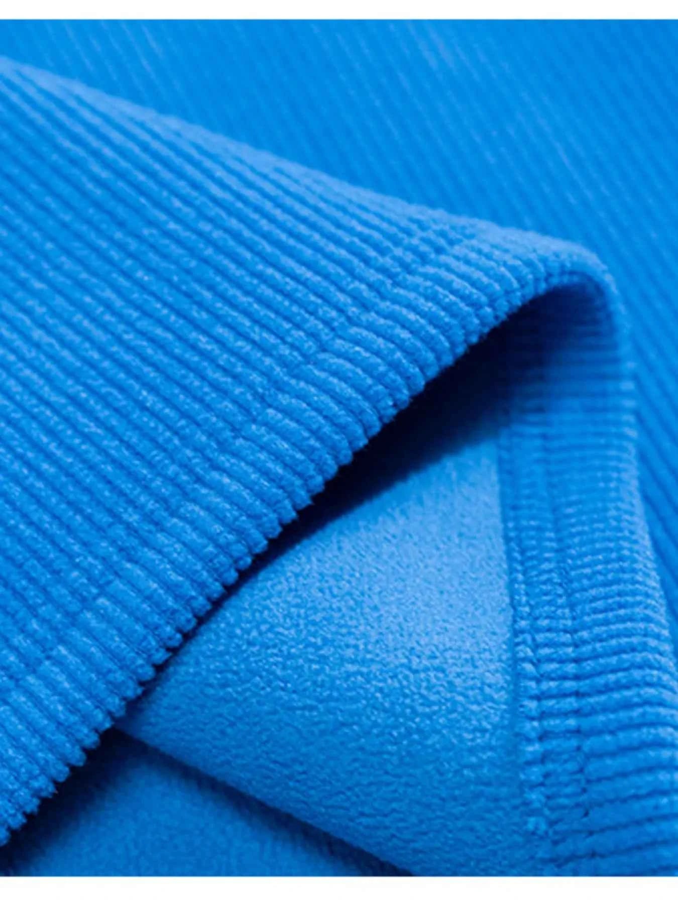 Men's Plus Size Half-Zip Fleece Sweatshirt with Chest Pocket