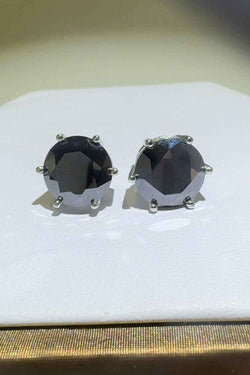 4 Carat  Moissanite 925 Sterling Silver Stud Earrings - Damned Threads
