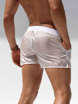 Men's Sexy Sheer Elastic Waist Shorts - Damned Threads