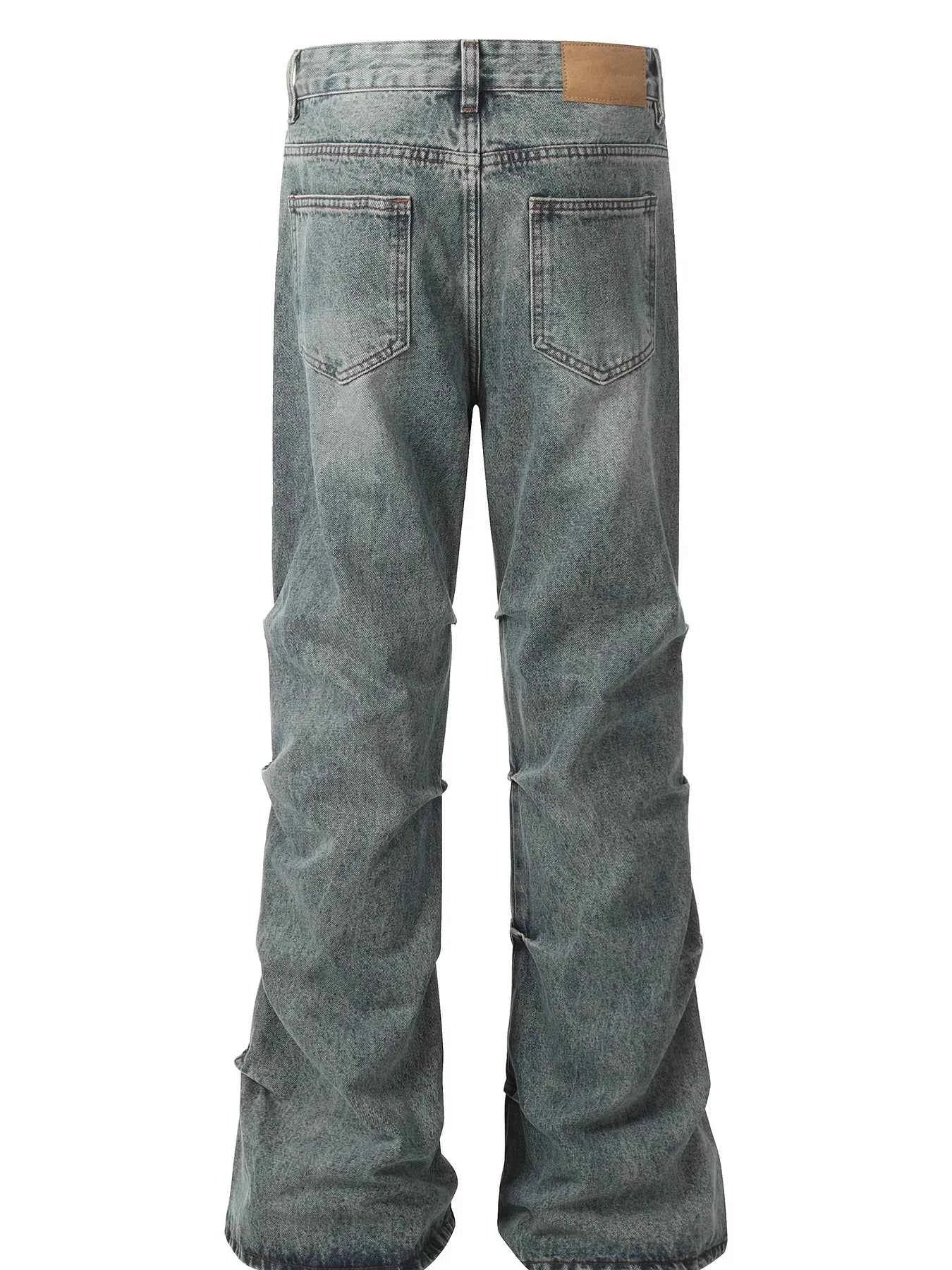 Men's Vintage Washed Flare Jeans