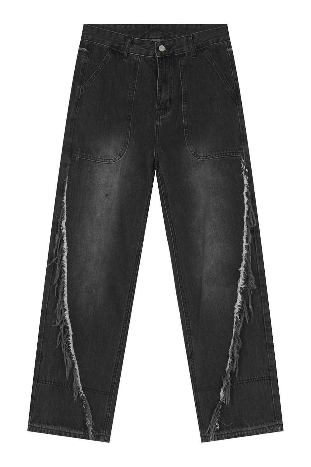 Raw Hem Jeans with Pockets - Damned Threads