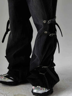 Men's Washed Jeans with Pockets