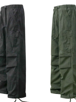 Men's Cargo Pants with Drawstring Hem