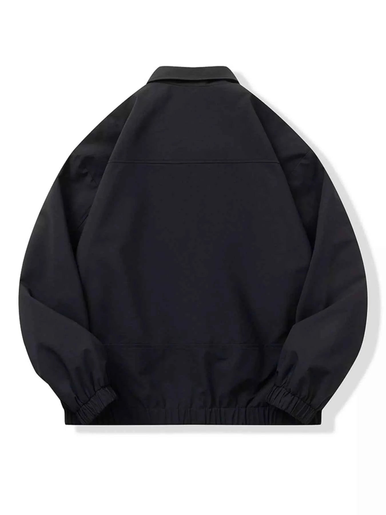 Men's Full Size Snap Down Long Sleeve Jacket Plus Size