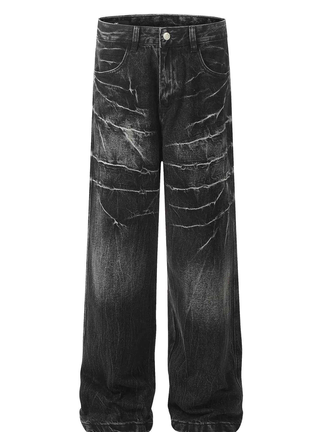 Men's Loose Fit Vintage Wash Jeans