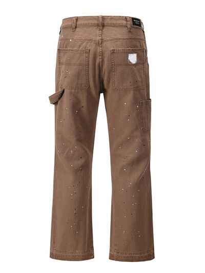 Men's Washed Bootcut Cargo Jeans - Damned Threads