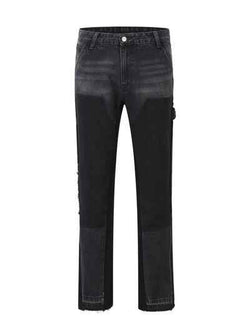 Men's Full Size Washed Straight Leg Jeans Plus Size - Damned Threads