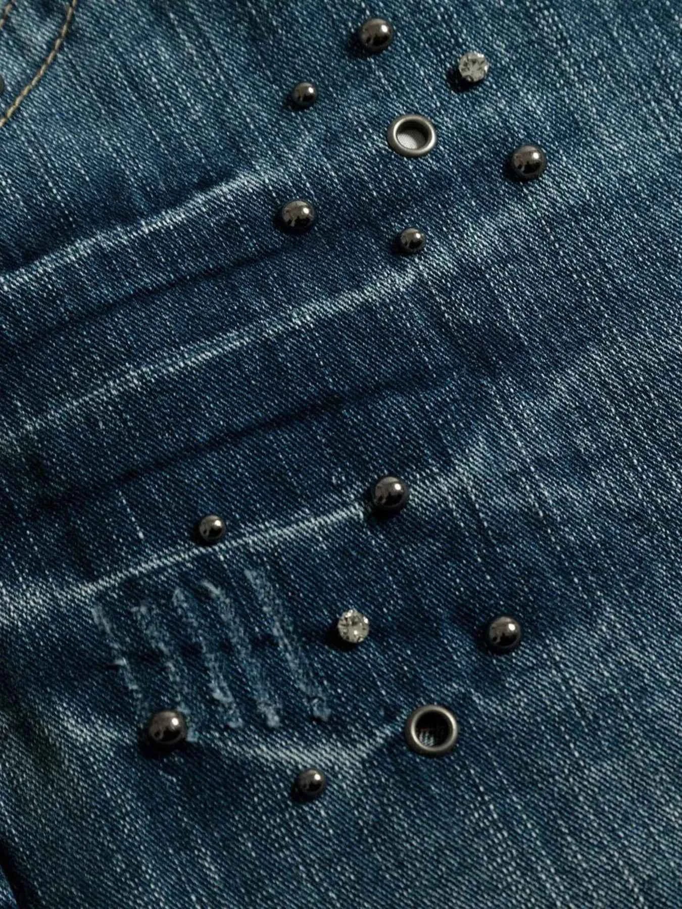 Men's Washed Wide Leg Jeans