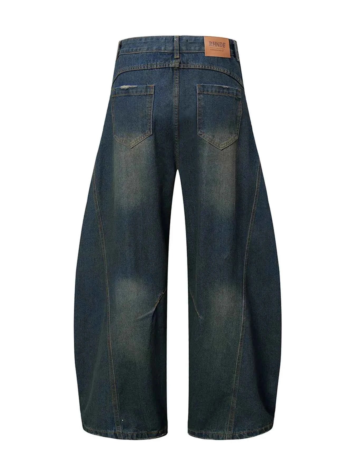 Men's Wide Leg Balloon Denim Jeans