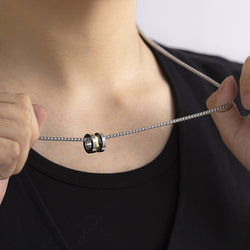 Stacked Wheels Pendant Necklace - Damned Threads